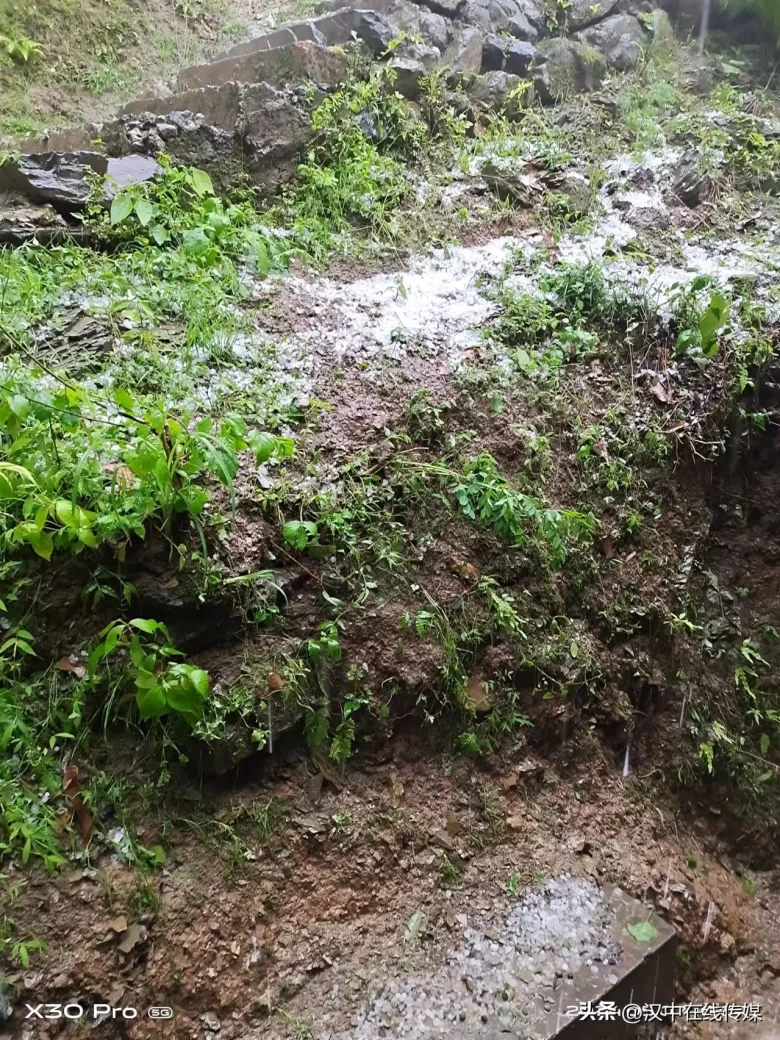 5月7日，漢中市寧強(qiáng)縣突降暴雨及冰雹部分區(qū)域莊稼受損嚴(yán)重插圖1